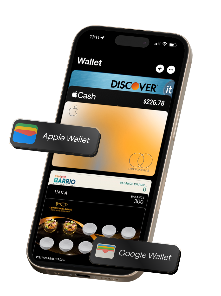 Korus Wallet Pass on Phone
